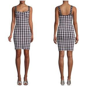 RONNY KOBO
Midori Gingham Bodycon Dress (114)
